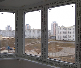 Балконная рама из ПВХ. Заславль. №10