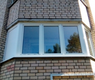 Балконная рама из ПВХ. Заславль. №5