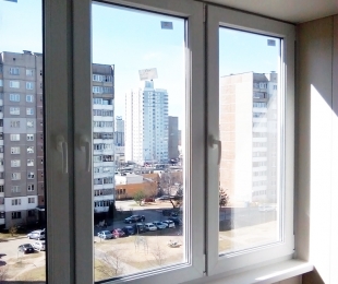 Балконная рама из ПВХ. Заславль. №1