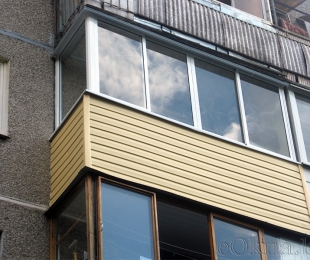 Балконная рама из алюминия. Заславль. №1