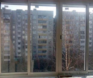 Балконная рама из алюминия. Заславль. №2