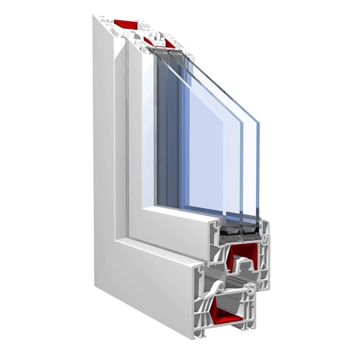 Фото профиля КВЕ premium 76 мм в разрезе